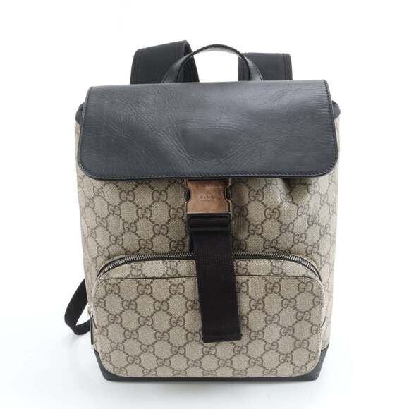 GUCCI Handbags - Gucci GG Supreme 406399 Leather Backpack Shoulder Bag for Women